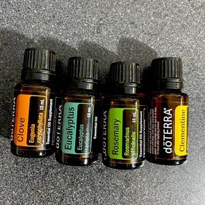 Clove, Eucalyptus, Rosemary and Clementine Essential Oils